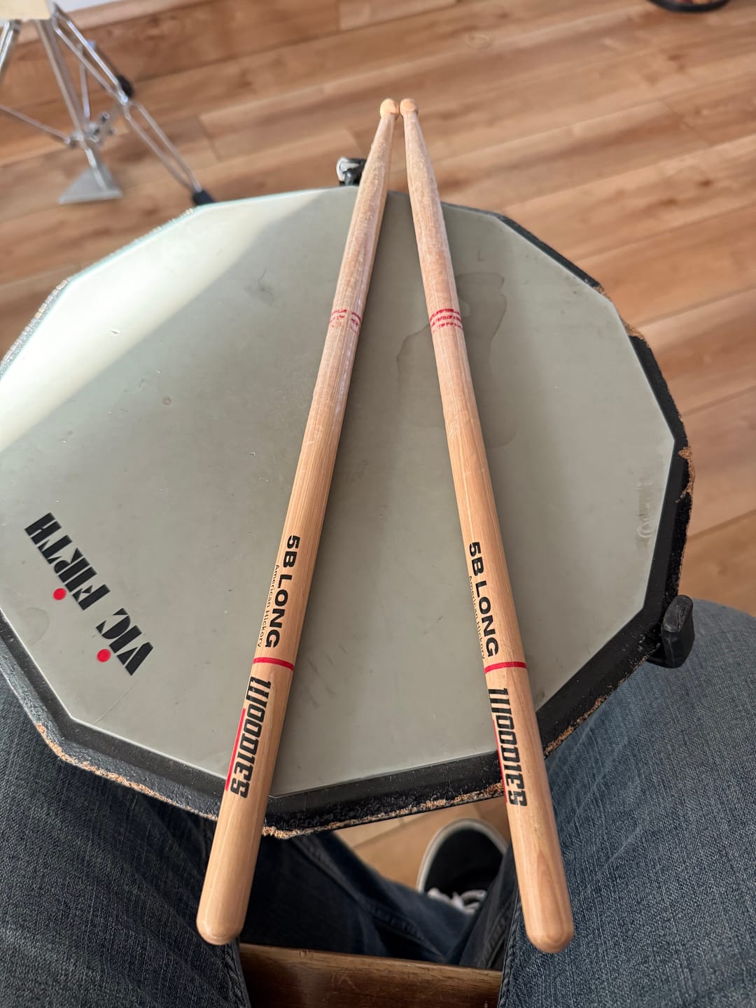 Customer photo review of American Hickory 5B Long Drumsticks
