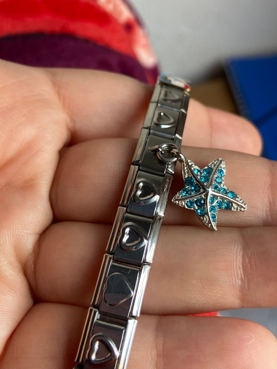 Customer photo review of Charm Colgante Estrella de mar