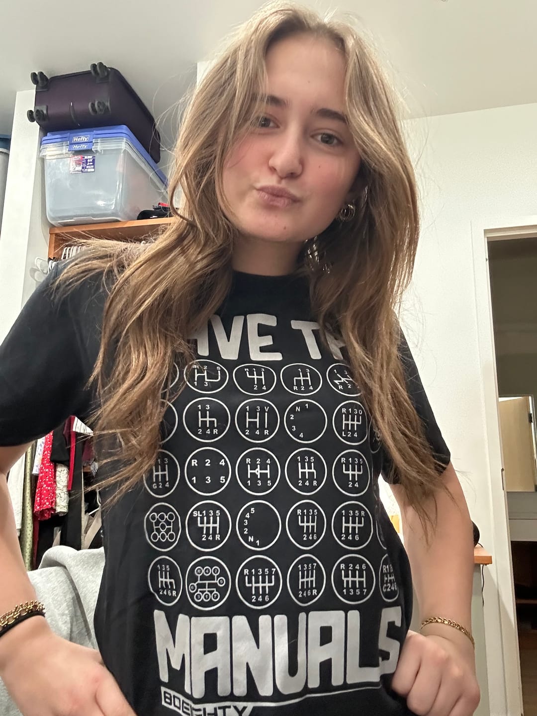 Customer photo review of 80Eighty® Save The Manuals Shirt