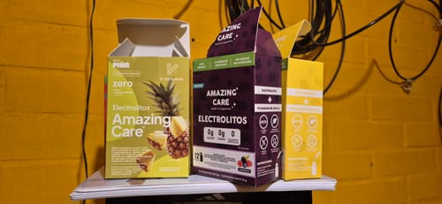 Customer photo review of Pack Mix Electrolitos 5 Sabores (60 sticks)