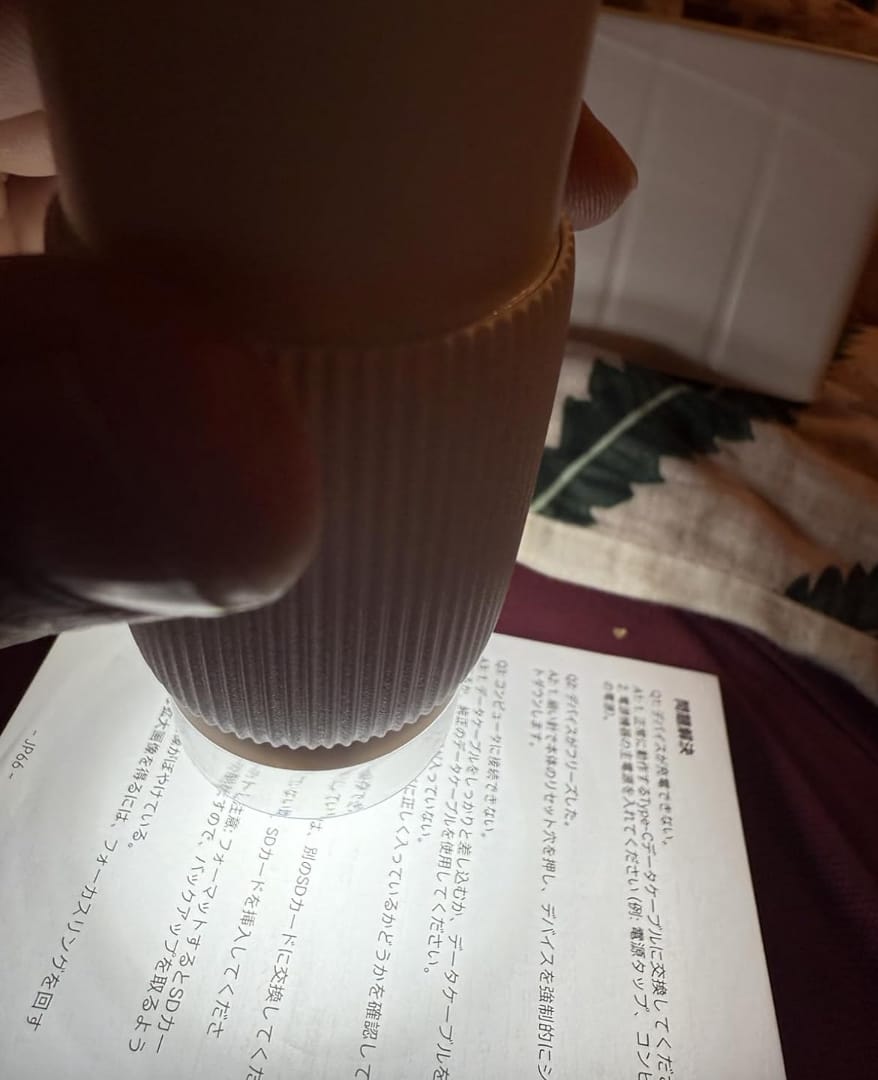 Customer photo review of ミニ顕微鏡スコープ
