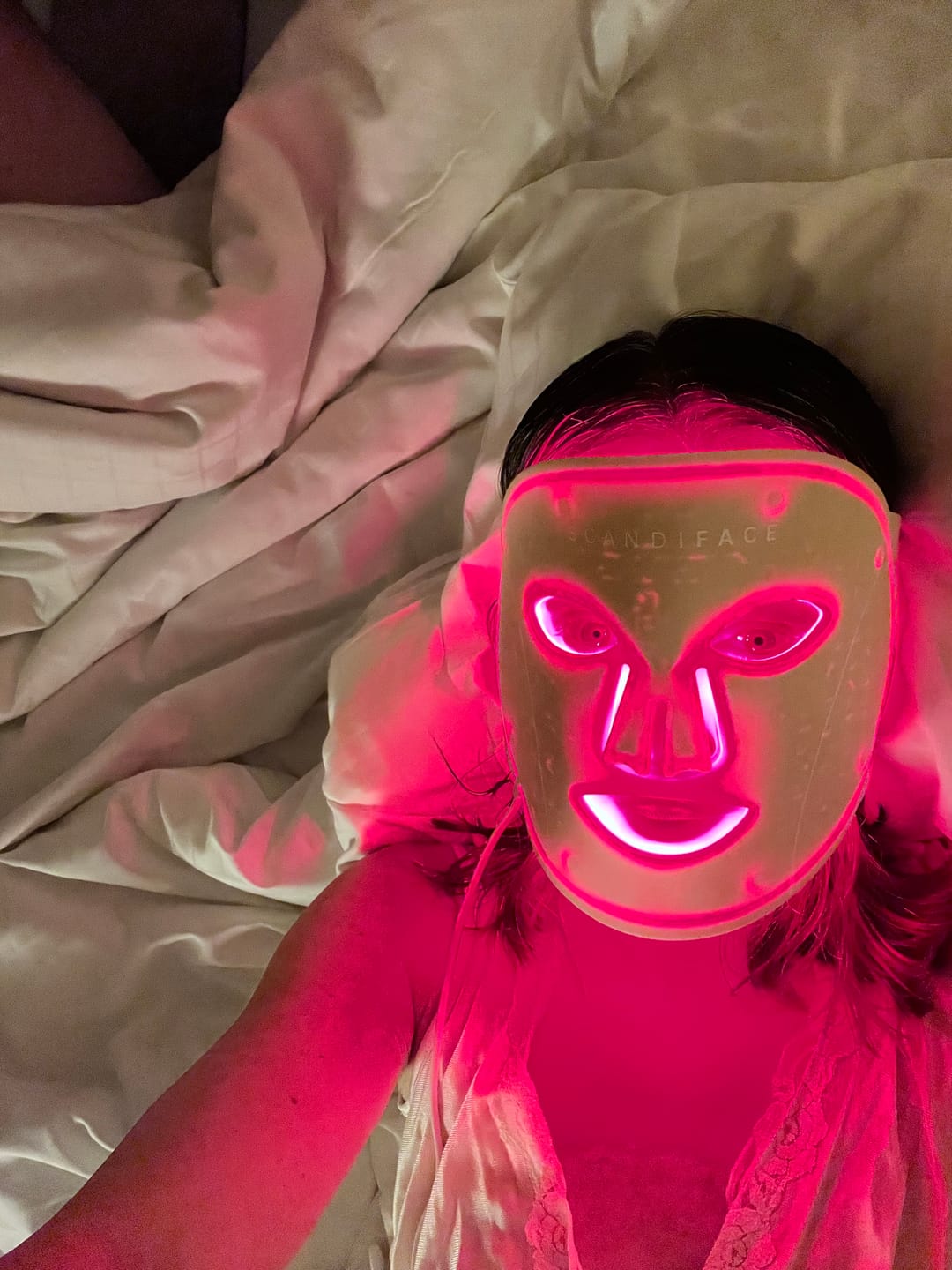Customer photo review of Skinboosting LED mask