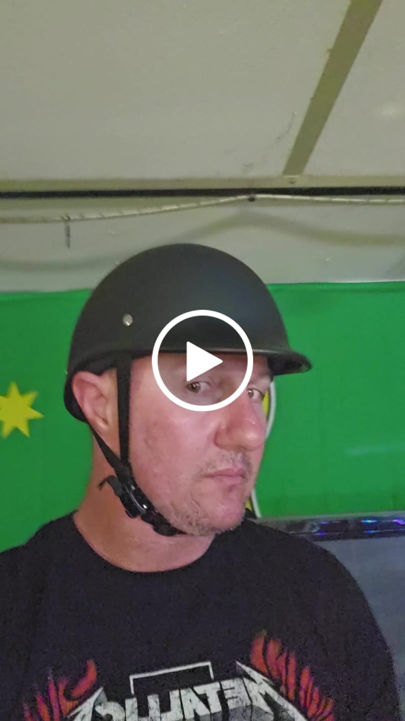 Customer video review of Low Profile Reversible Polo AS/NZ Helmet - Matte Black