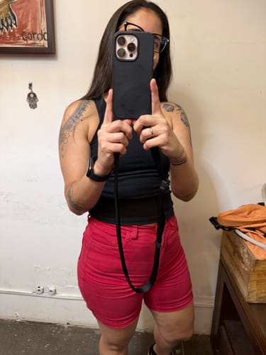 Avaliação com foto de um cliente sobre Alça Aurora | Preto