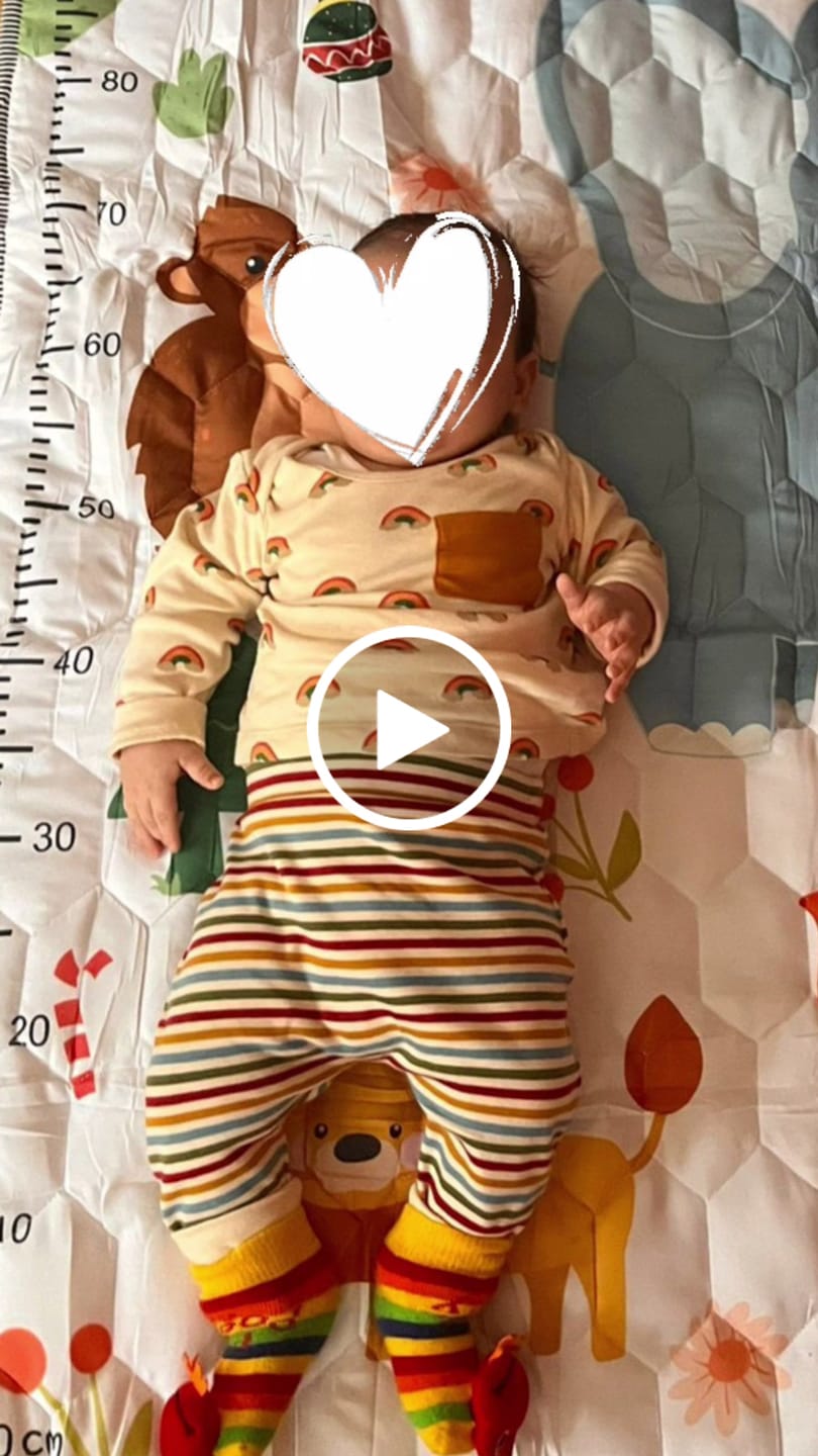 Customer video review of Cream Rainbows Organic T-Shirt & Jogger Playset