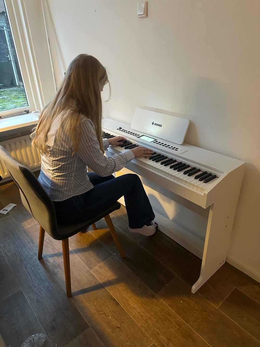 Customer photo review of Donner DDP-95 Weighted Digital Piano