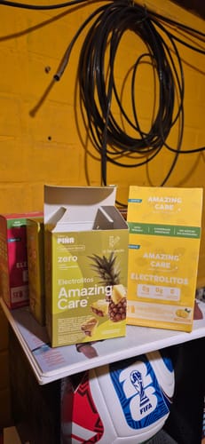 Customer photo review of Electrolitos en Polvo Sabor Piña 12 Sticks