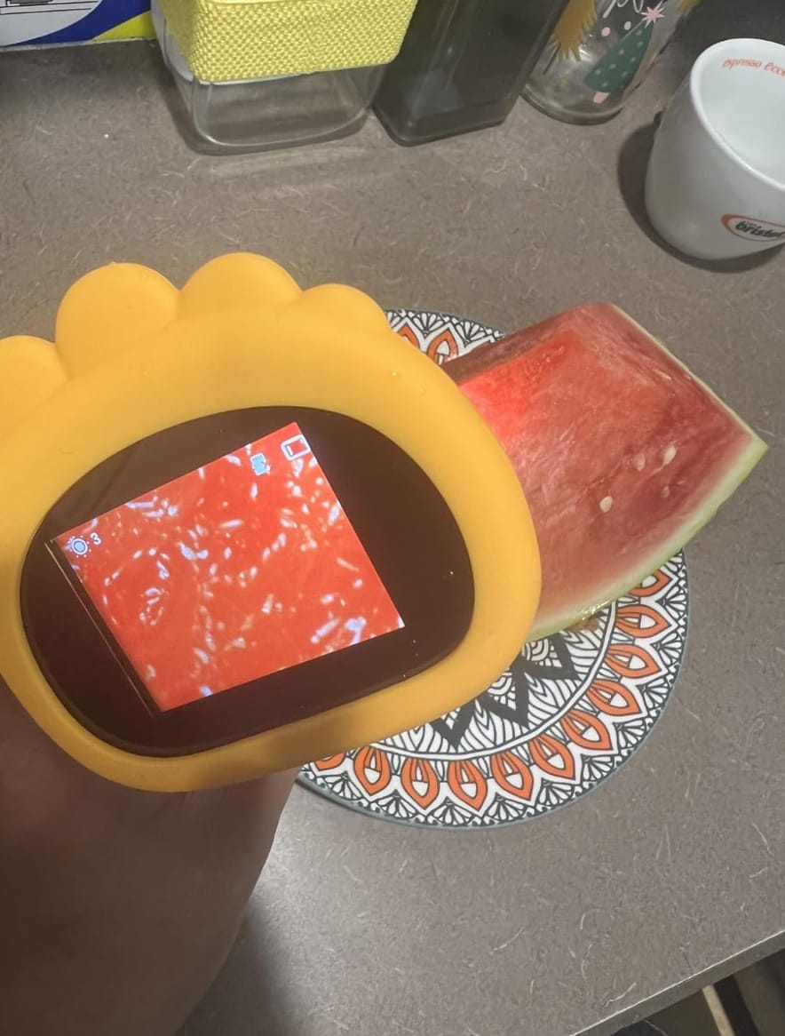 Customer photo review of ミニ顕微鏡スコープ