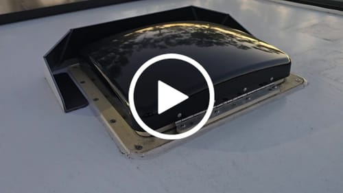 Customer video review of Roof Vent Fan Fairing