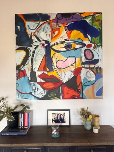 Customer review photo for Abstract Graffiti Art #GA020