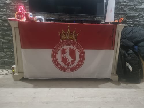 Customer photo review of Fahne inkl. Druck