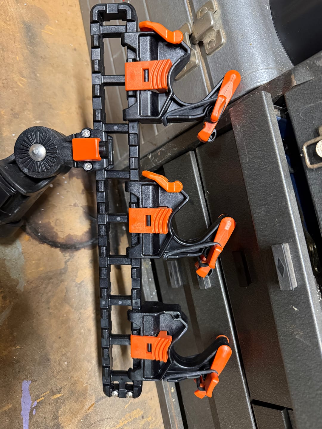 Customer photo review of YakAttack SideStage Rod Rack