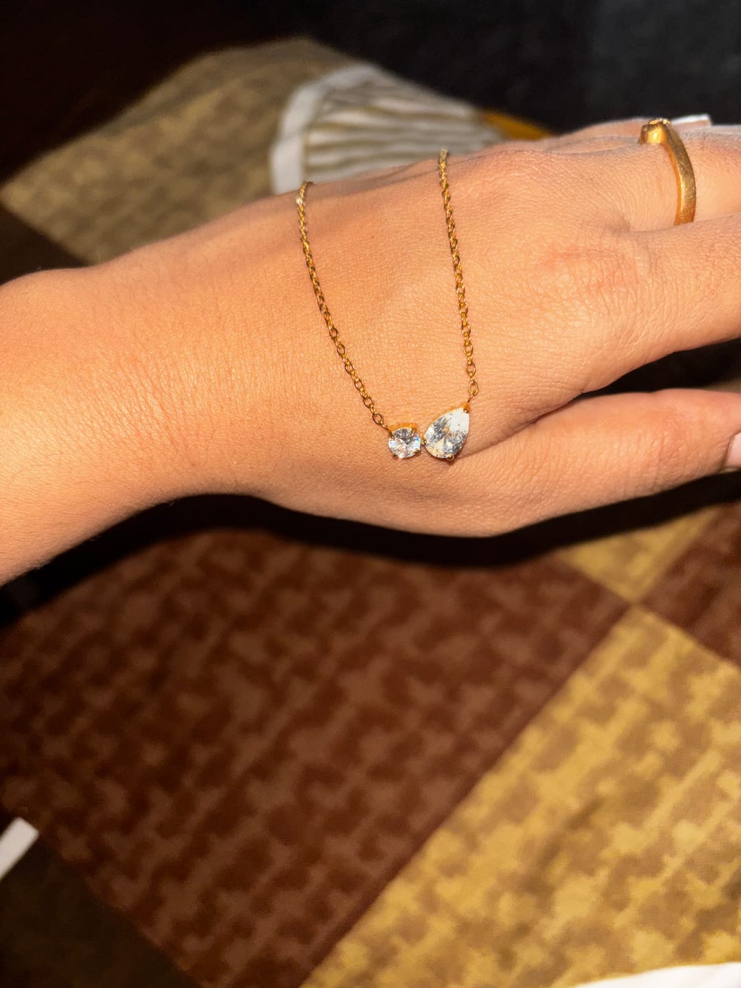 Customer photo review of Crystal Glow Harmony Jewellery Set