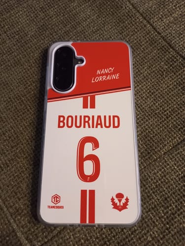 Customer photo review of Coque foot NANCY personnalisable - TEAMCOQUES