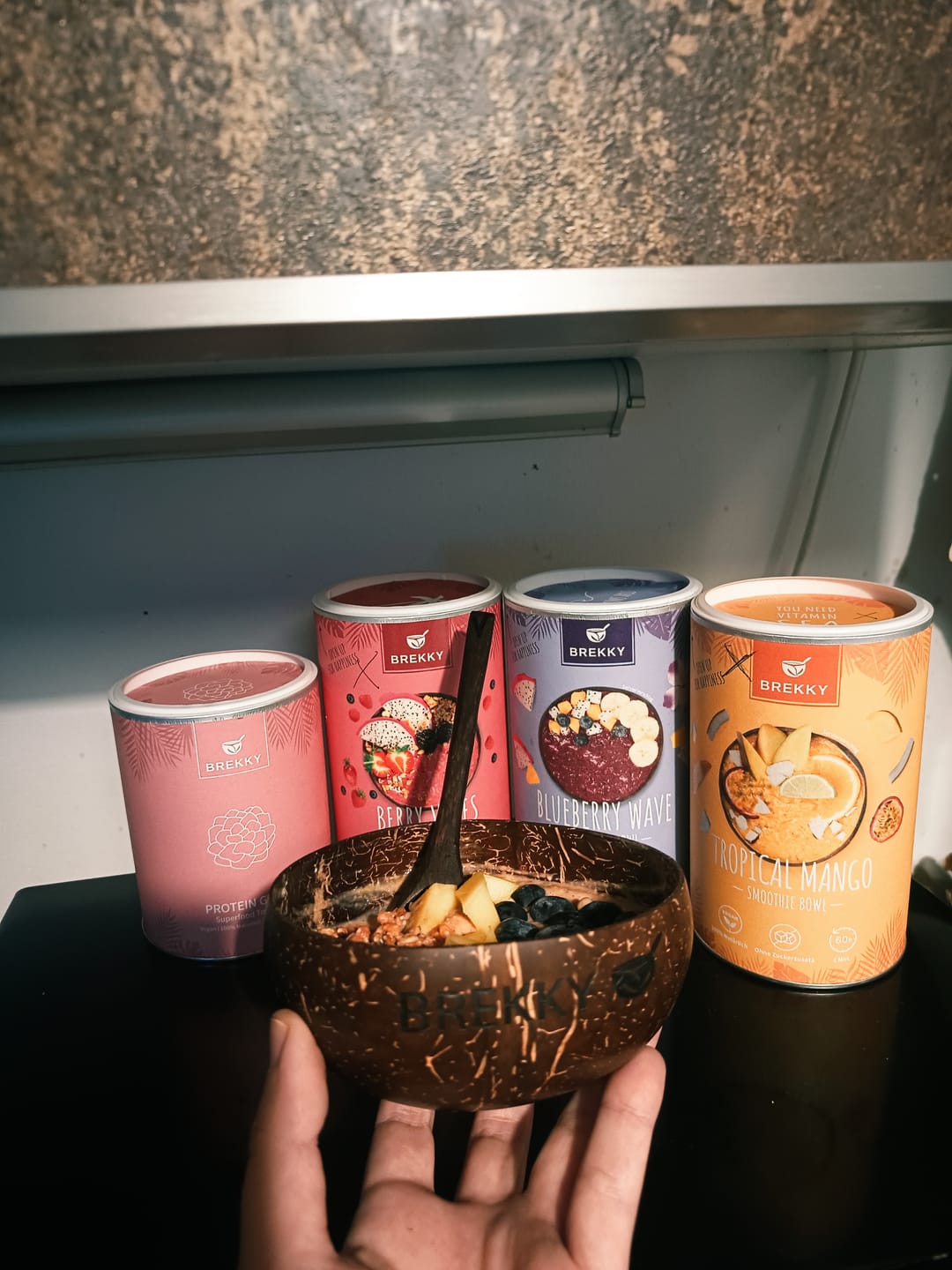 Customer photo review of Protein Choco Himbeere
