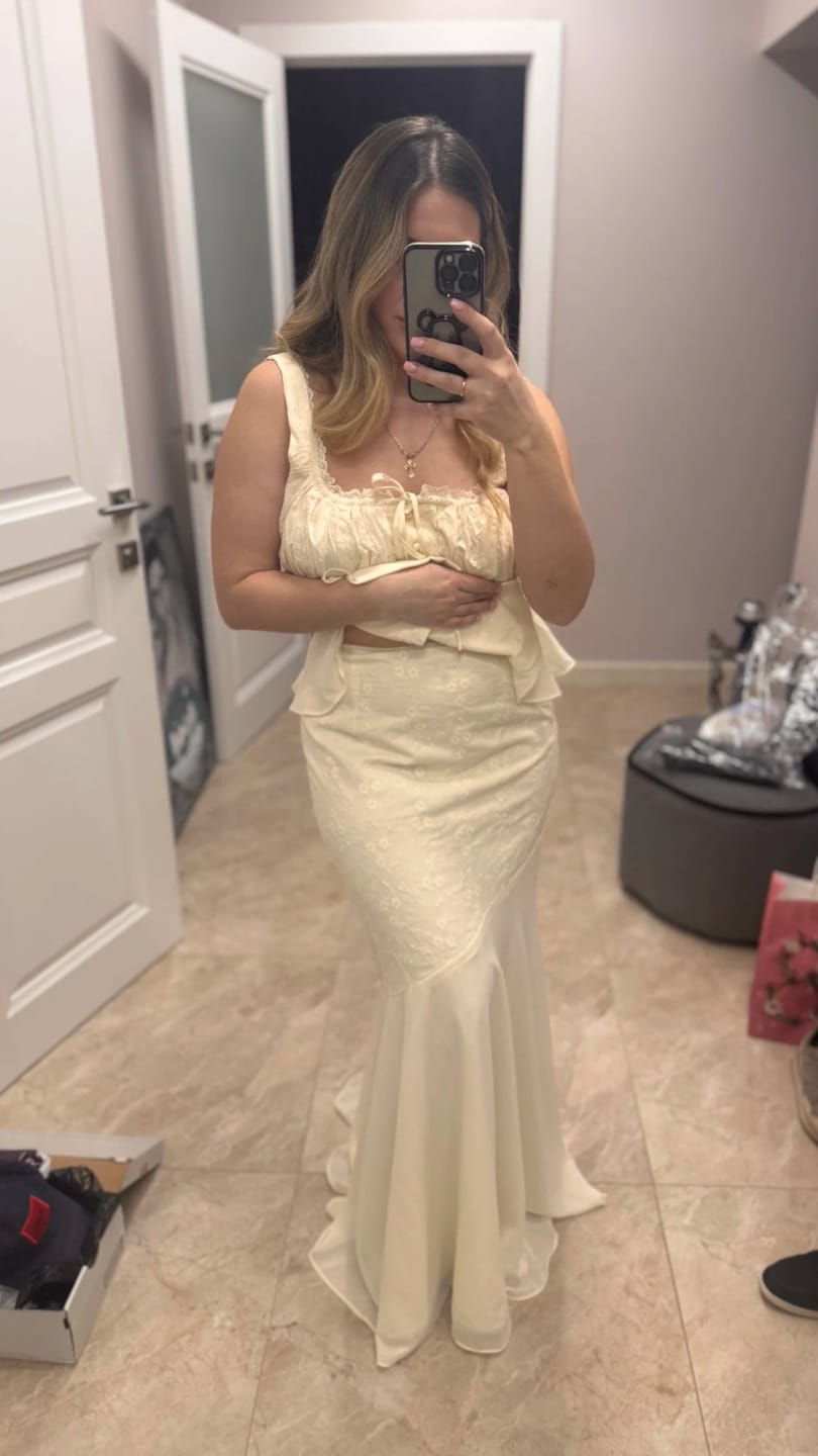 Customer photo review of Esther Mermaid Skirt Set