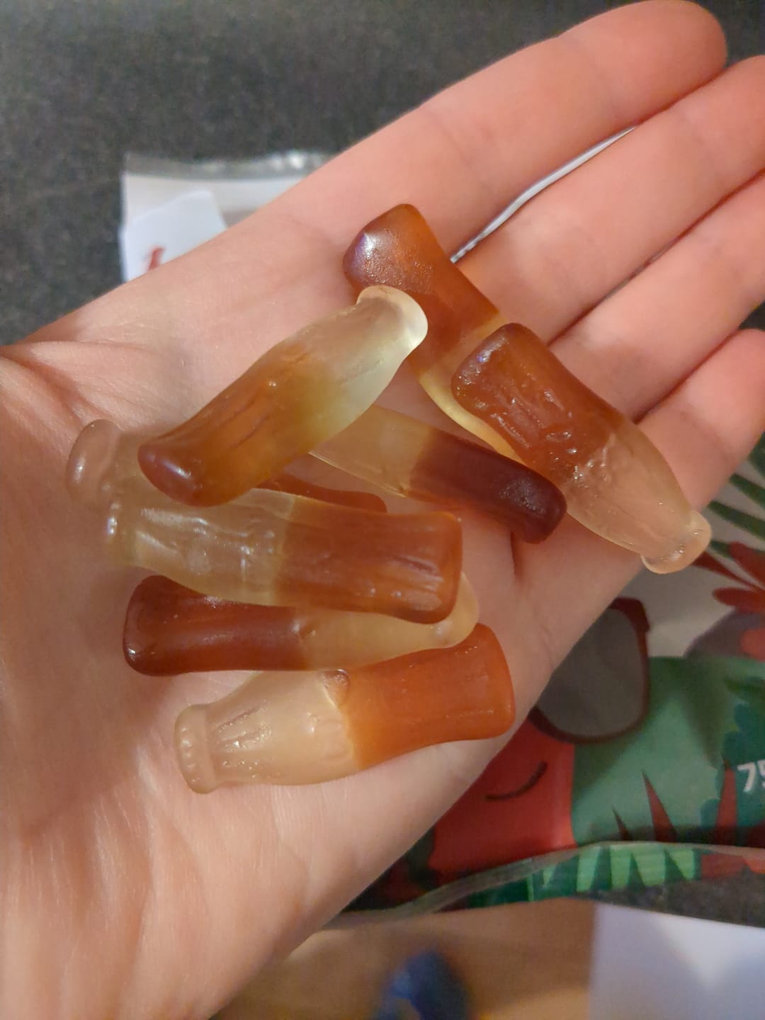 Customer photo review of Biona Organic Cola Bottles 75g