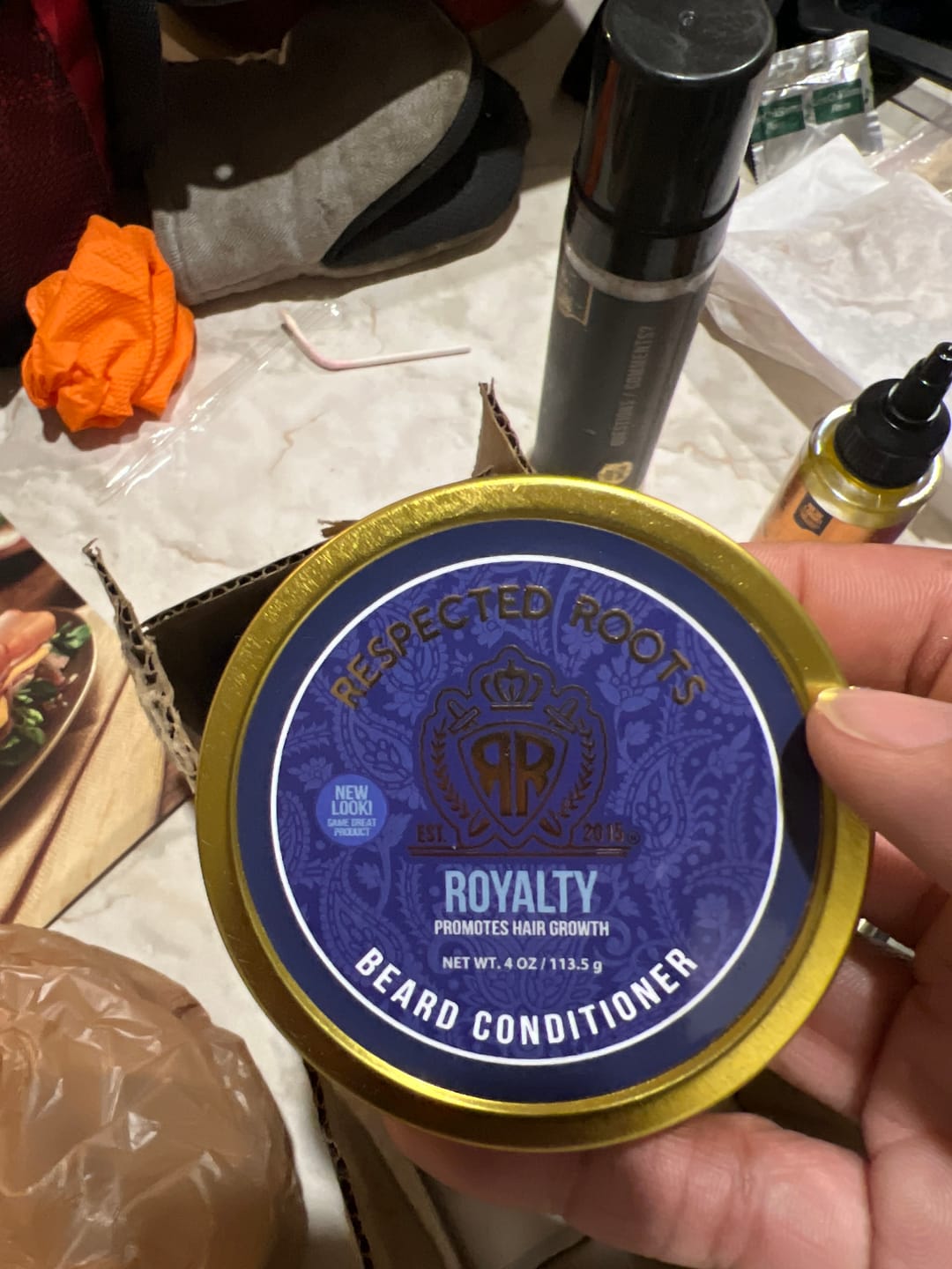 Customer photo review of Beard Conditioner - Royalty Scent