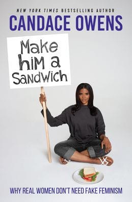 Customer photo review of Make Him A Sandwich by Candace Owens - Signed Hardcover Book