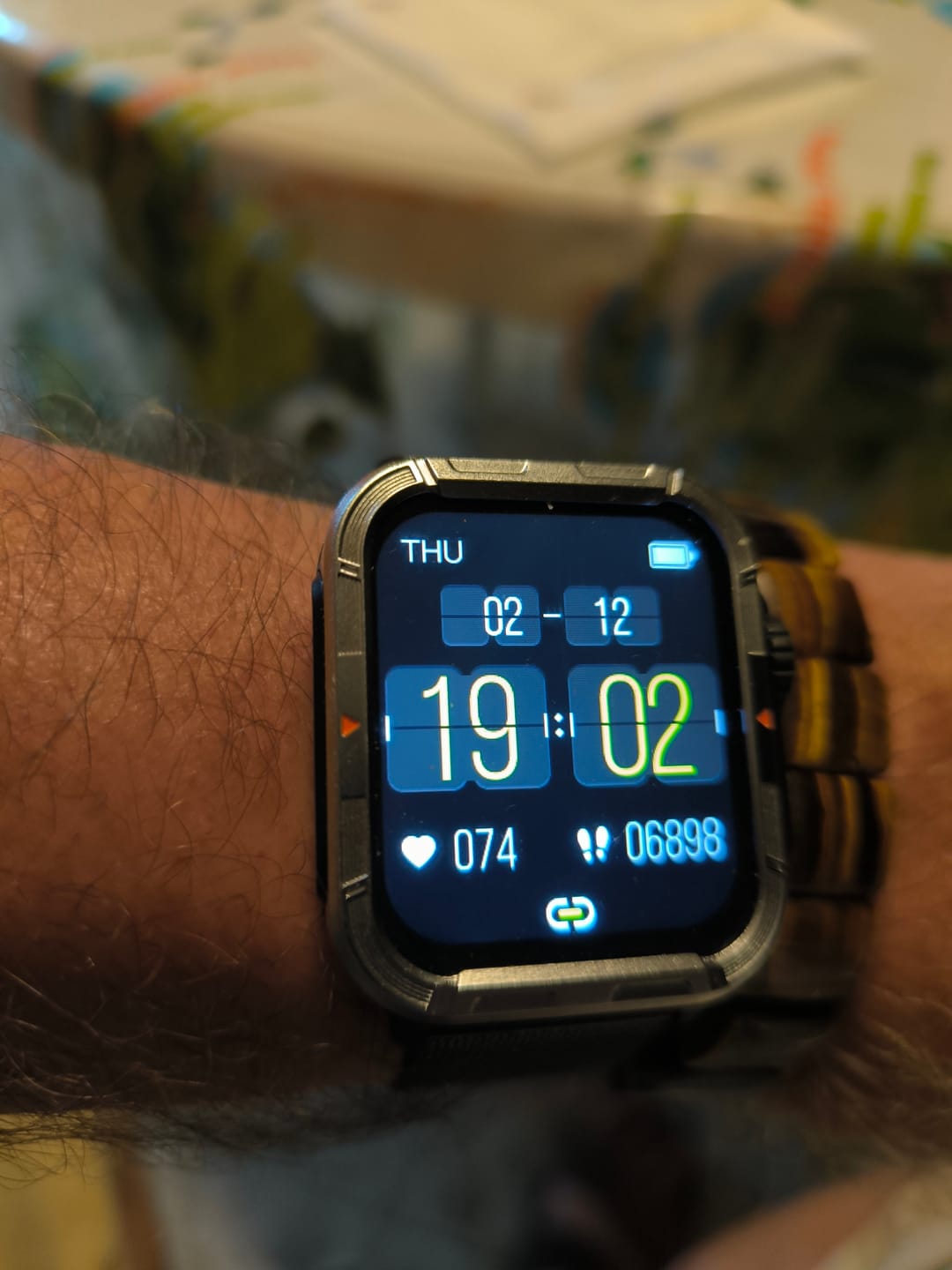 Customer photo review of Bearscome ecg Blood glucose sleeping Bluetooth Call smartwatch 2026 best