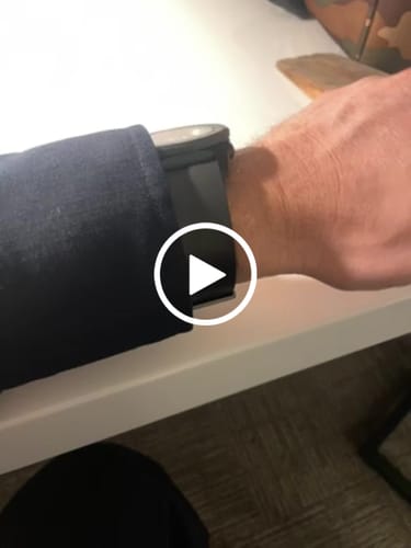 Customer video review of W.O.E. FKM Rubber Watch Strap
