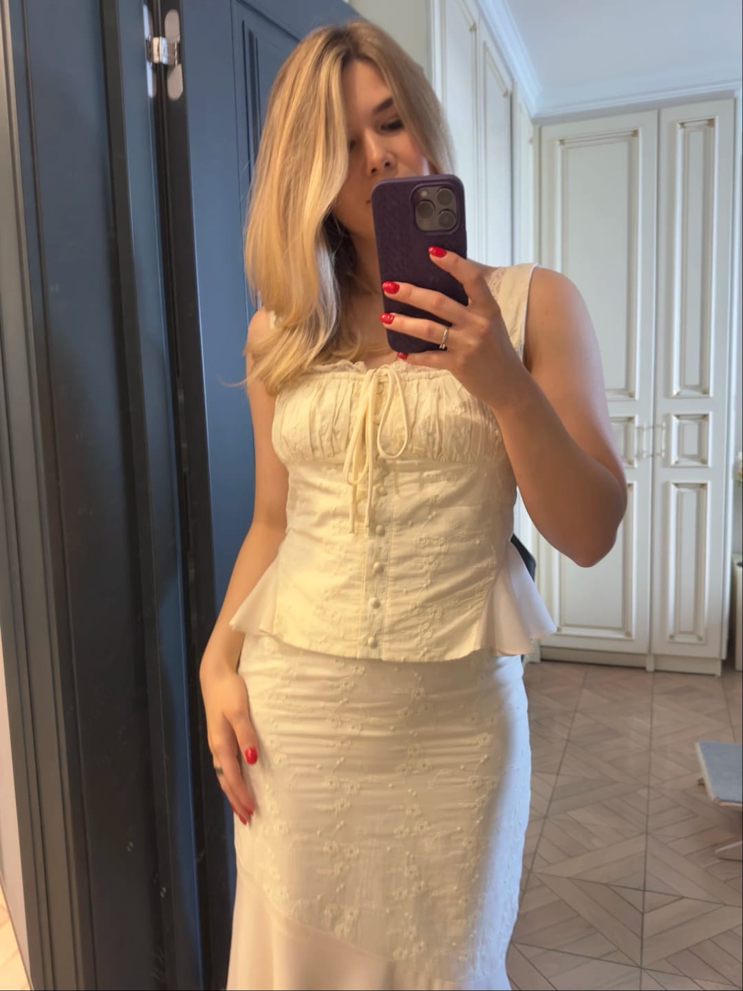 Customer photo review of Esther Mermaid Skirt Set