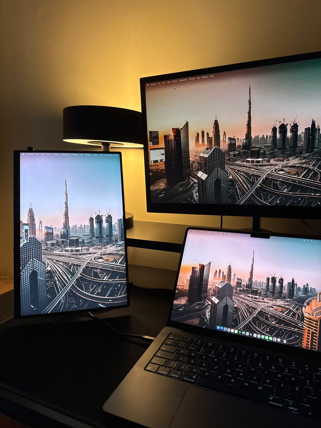 Customer photo review of 16” Portable Monitor + Stand