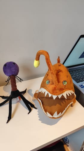 Customer photo review of Anglerfish Soft Stuffed Plush Toy