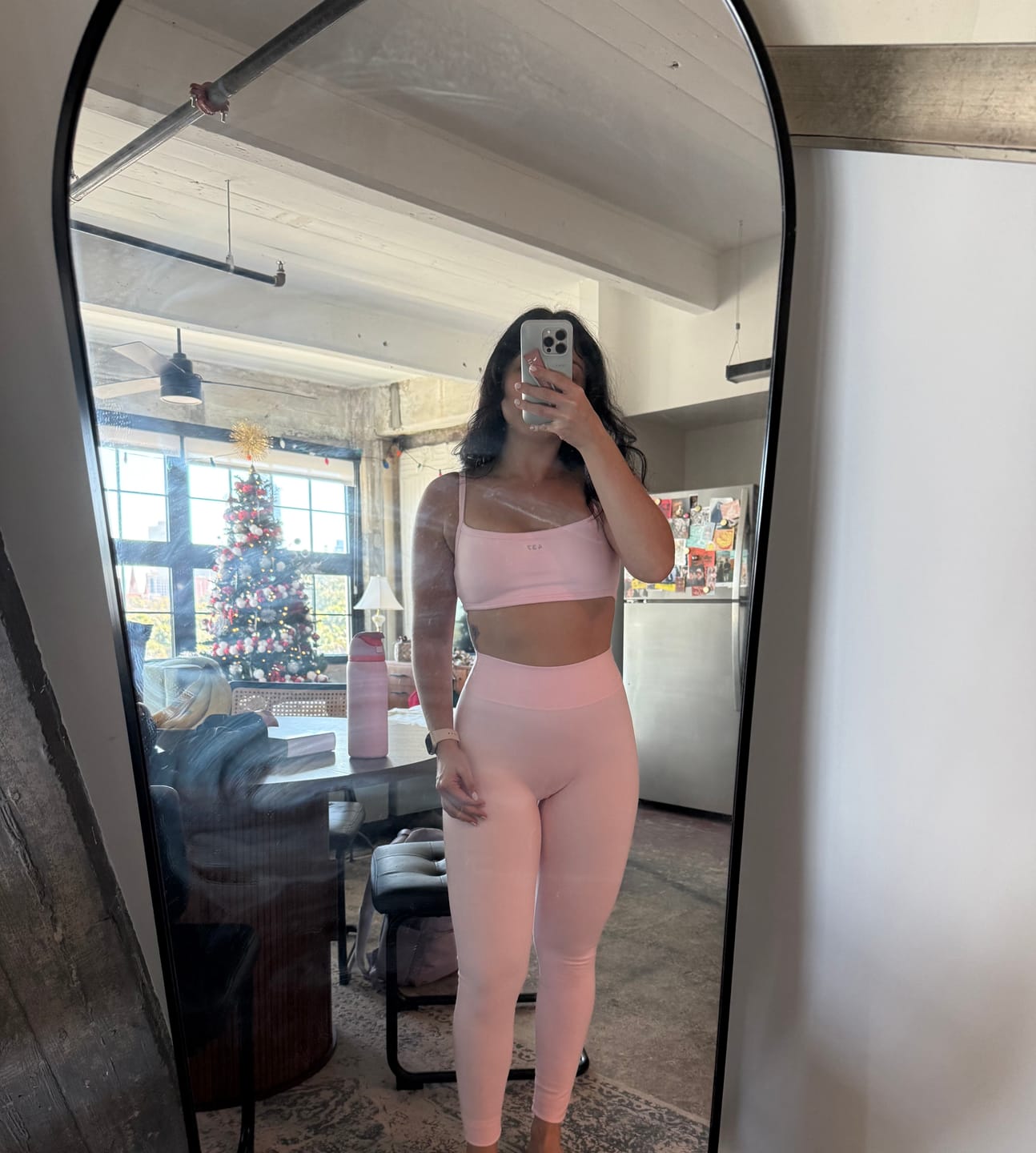 Customer photo review of The Micro Bra / Powder-Pink