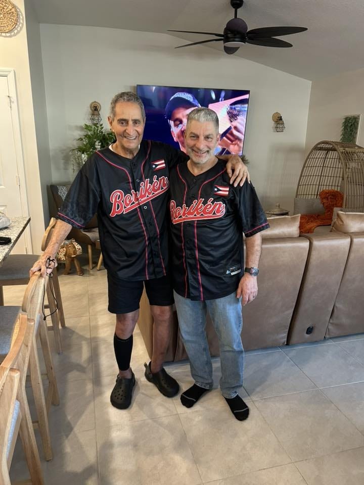 Customer photo review of Puerto Rico Heritage Custom Baseball Jersey