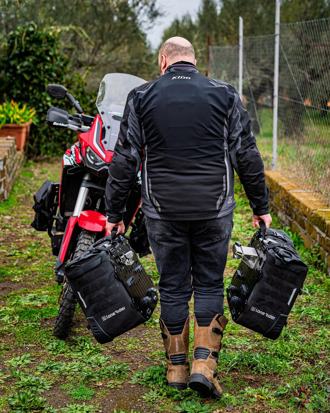 Customer photo review of MotoBags – Semi-Rigid Motorcycle Bags