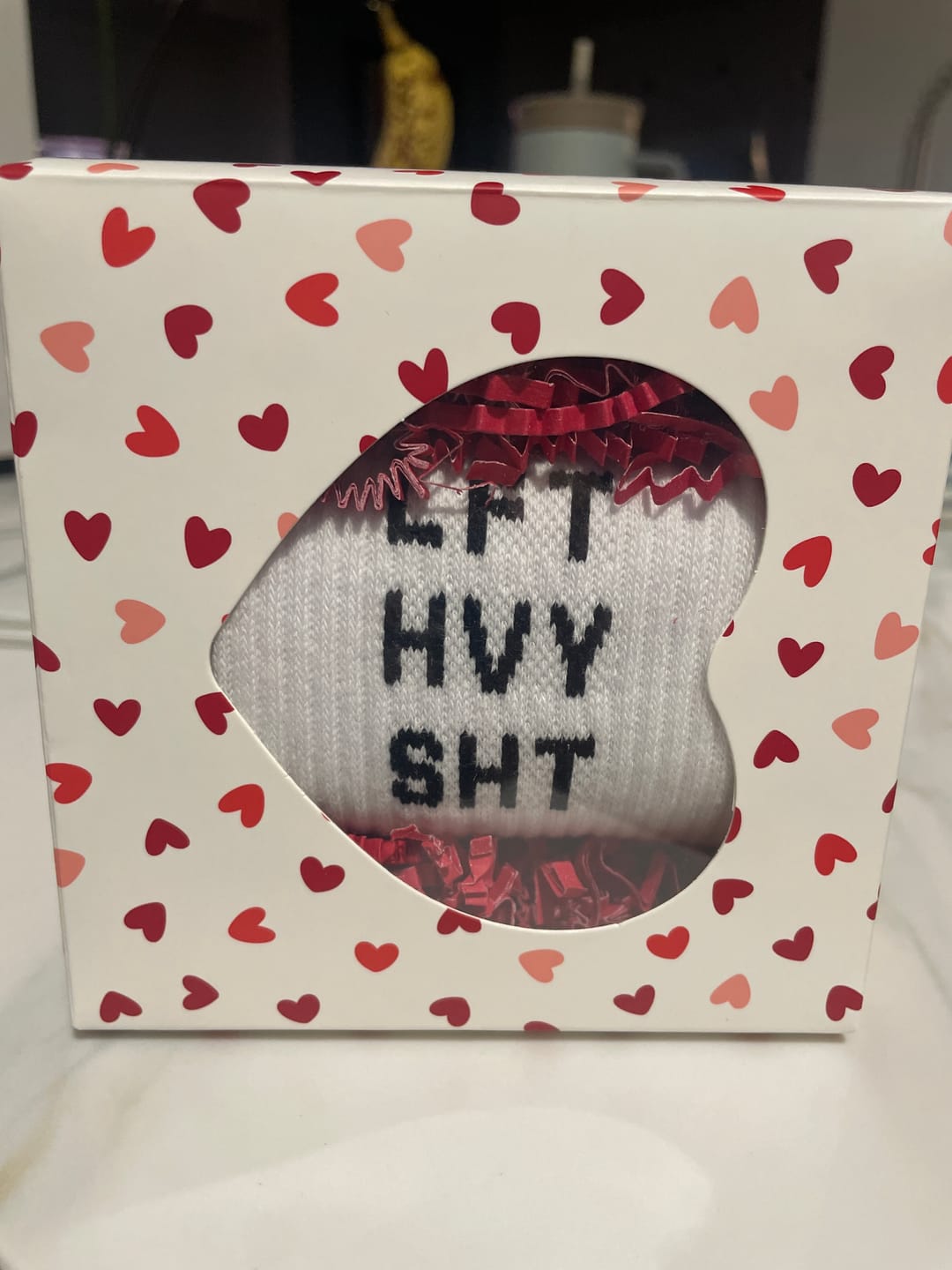 Customer photo review of LFT HVY SHT - Crew Workout Socks