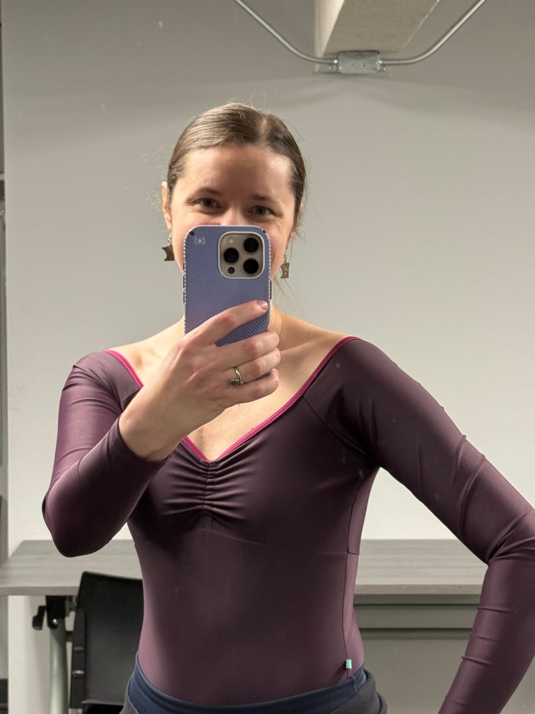 Customer photo review of ALEXANDRIA FULL SLEEVE LEOTARD