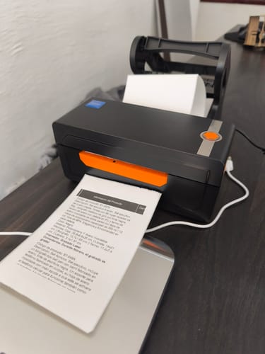 Customer photo review of Zendio® Impresora Térmica de Etiquetas Z-474BT