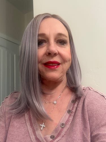 Customer photo review of Holiday Mystery Wig
