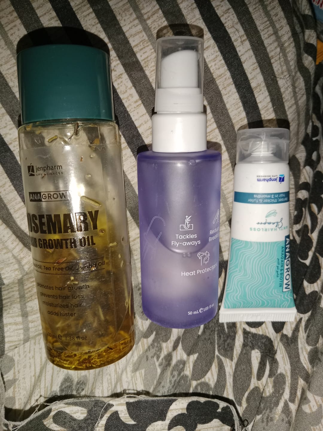 Customer photo review of 32 Day Hair Growth Challenge Bundle