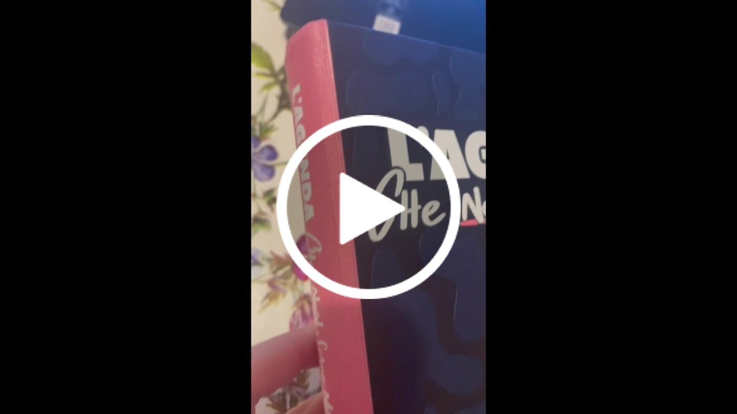 Customer video review of AGENDA ilbaffogram