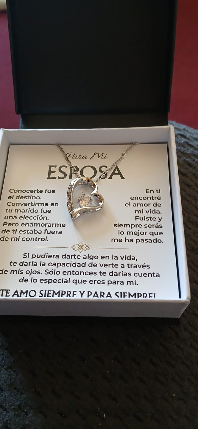 Customer photo review of Para Mi Esposa - Te Amo Siempre y Para Siempre - Gift Set - SS568S