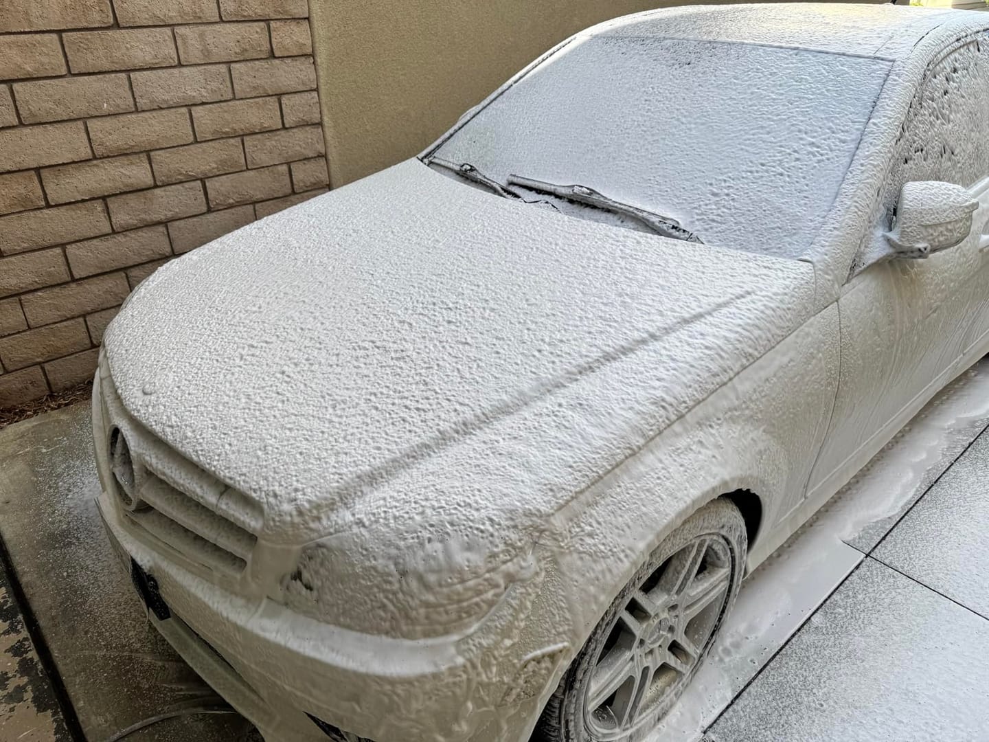 Customer photo review of Brug’s HyperFoam – Thickest Snow Foam Car Wash Soap | Berry Scented | Ultra High Foaming Shampoo for Car Wash