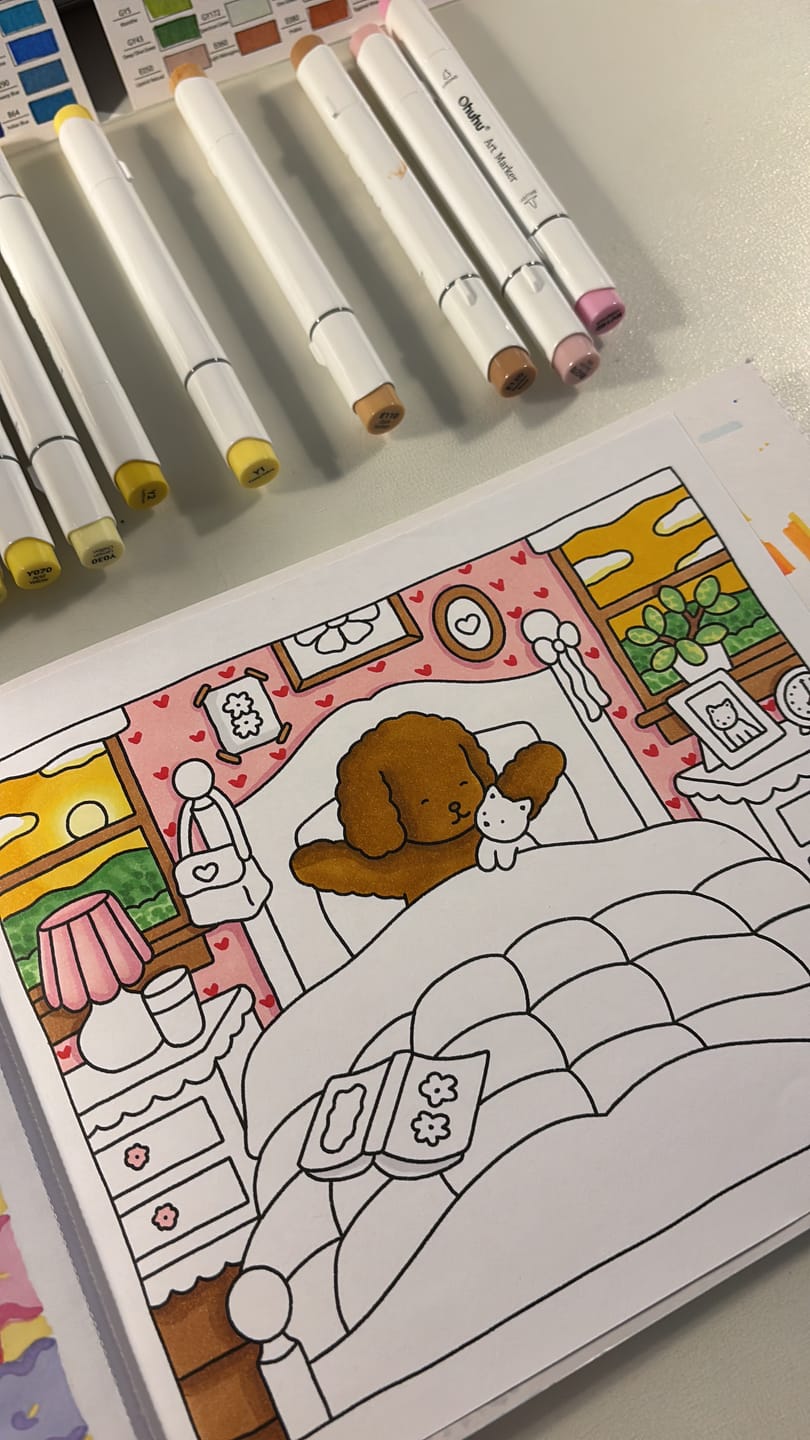 Customer photo review of Ohuhu Honolulu B030 / B03 Individual Marker, Brush & Chisel