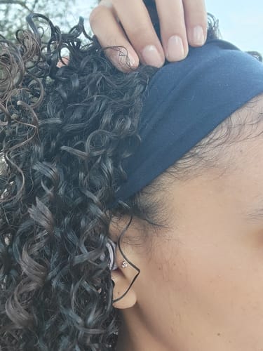 Customer photo review of No Sweat Headbands 6-pack LAUNCH DAY EXCLUSIVE
