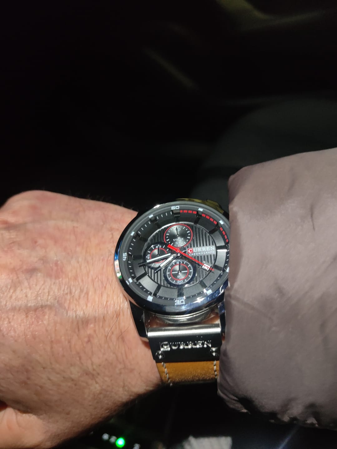 Customer photo review of Curren Istanbul® orologio uomo pelle