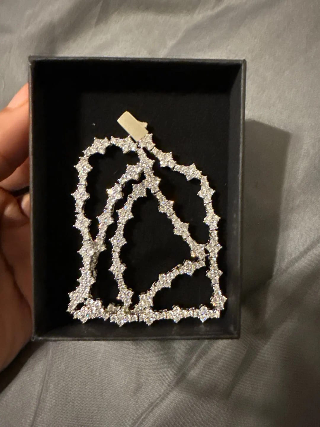 Customer photo review of DIAMOND DIVA NECKLACE SET