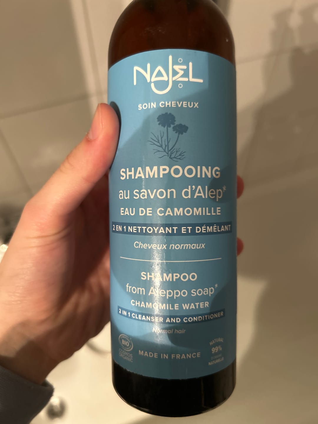 Customer photo review of 2-in-1 Aleppo Shampoo (500ml)