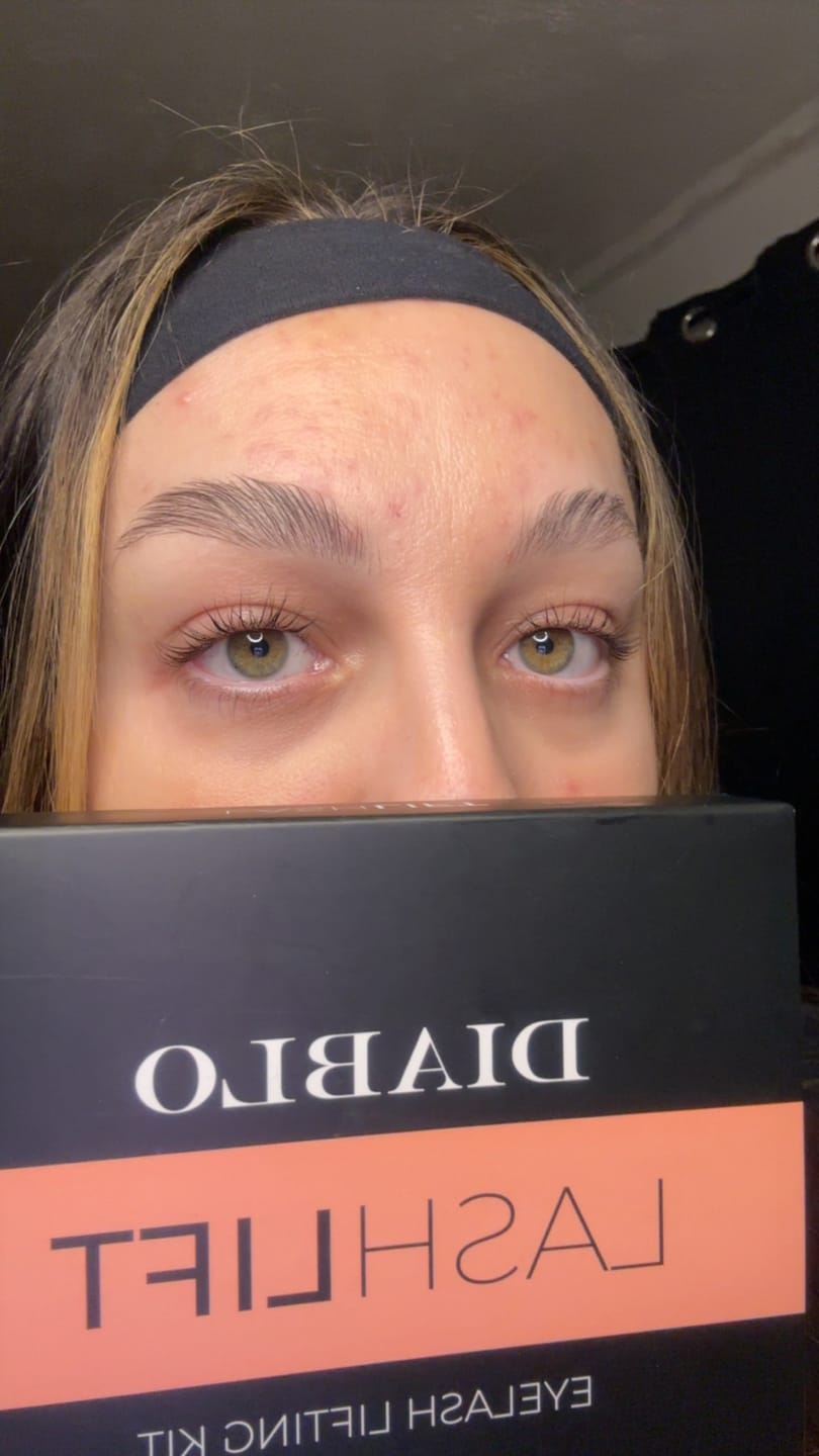 Customer photo review of Lashlift Starter Set