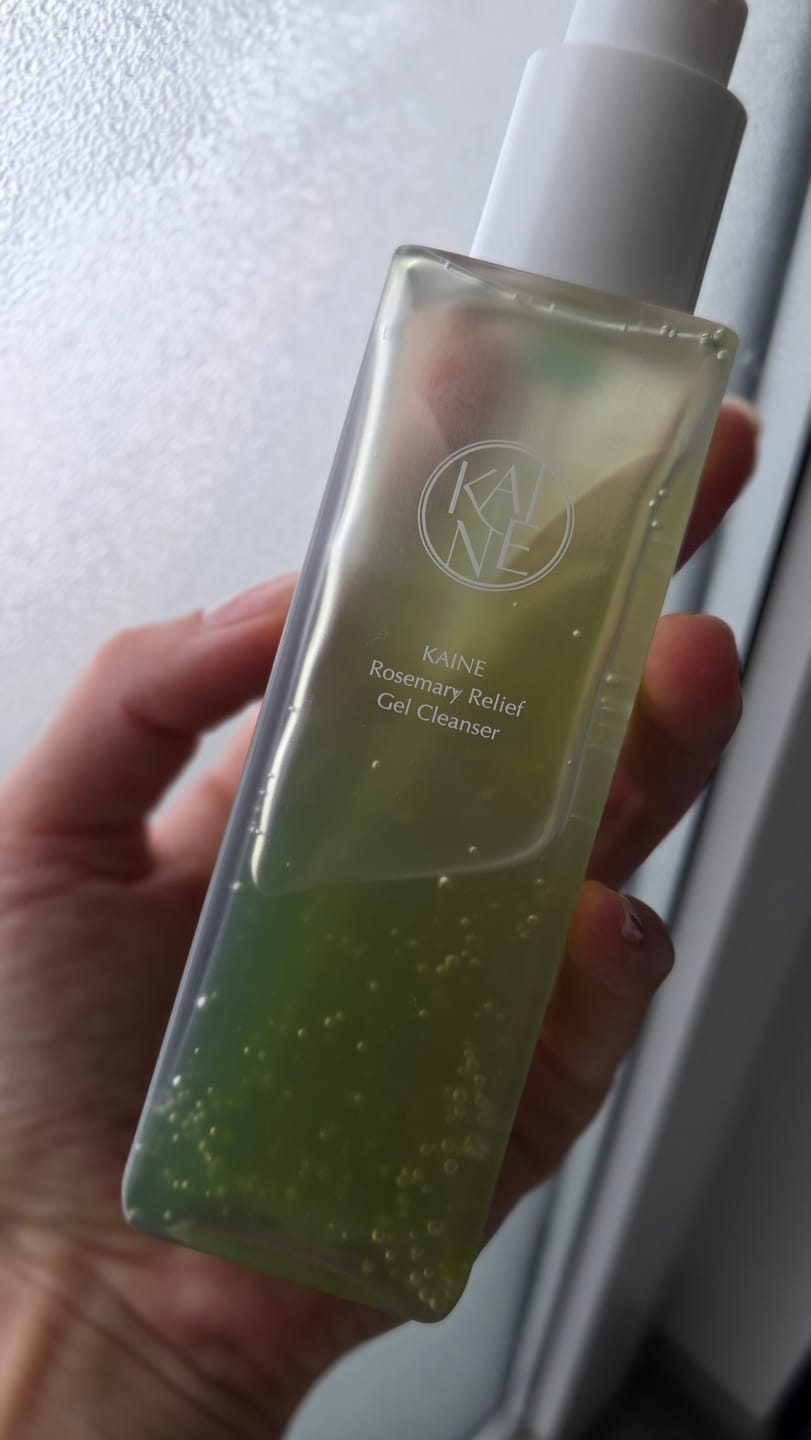 Customer photo review of Attīrošs gels aknes novēršanai ar rozmarīnu Kaine Rosemary Relief Gel Cleanser