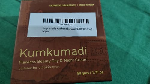 Customer photo review of Kumkumadi Flawless Beauty Day & Night Cream