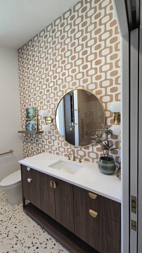 Ipanema Laranja 8 Square Terrazzo Cement Tile