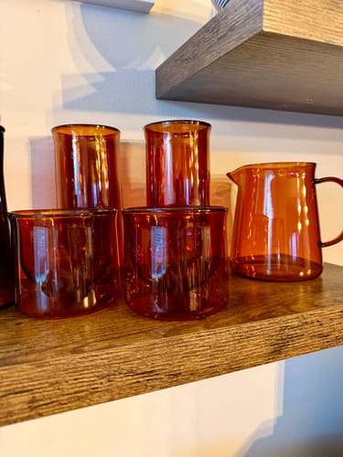 Customer photo review of FLUR Latte XL Glasses