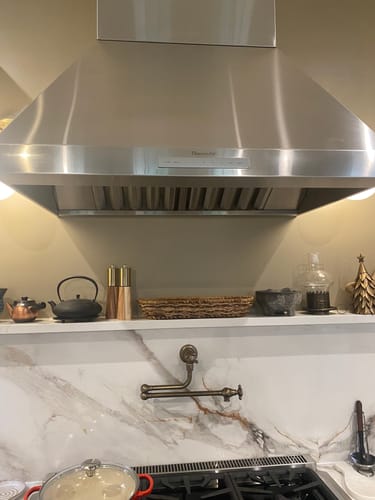 Customer photo review of Bespoke Pot Filler faucet